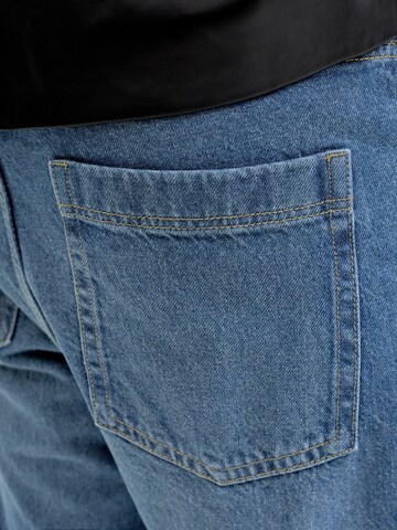 JACK & JONES - Folgado Calças de ganga 'JJIAlex JJCrew' em azul