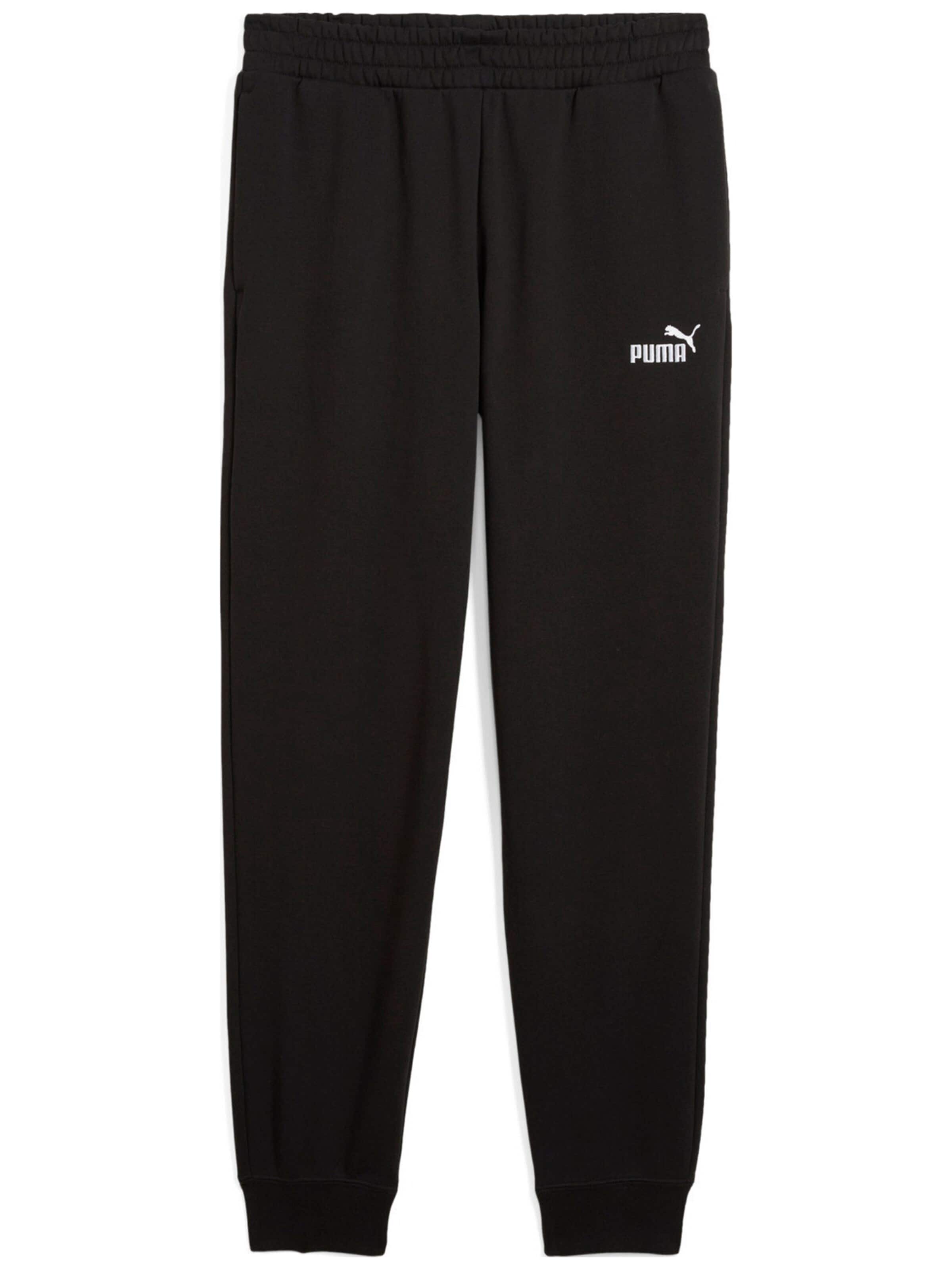regular Pantaloni sportivi 'Puma Ess No. 1 Logo Sweatpants Fl Cl' di PUMA in nero