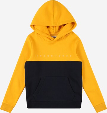 Jack & Jones Junior Sweatshirt 'COPENHAGEN' in Yellow: front