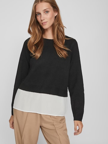 VILA Sweater 'BENTE' in Black