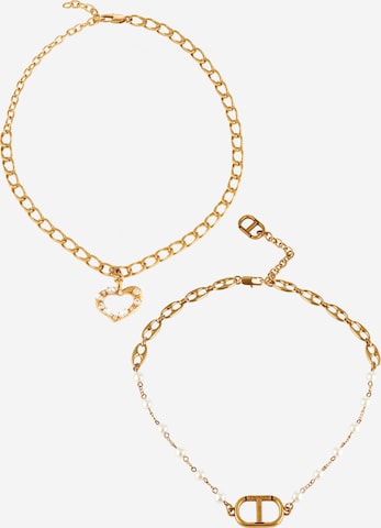 Twinset Jewelry Set in Gold: front