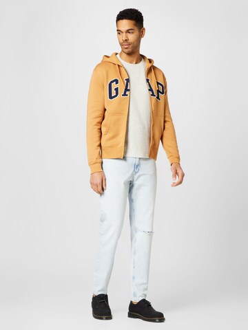 GAP Sweatjacke 'HERITAGE' in Orange