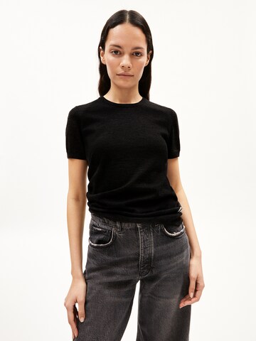 ARMEDANGELS Shirt in Zwart: voorkant