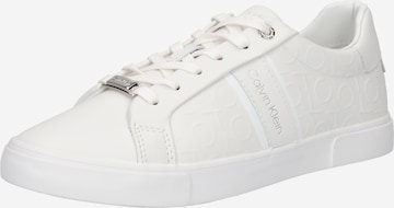 Calvin Klein Sneakers in White: front