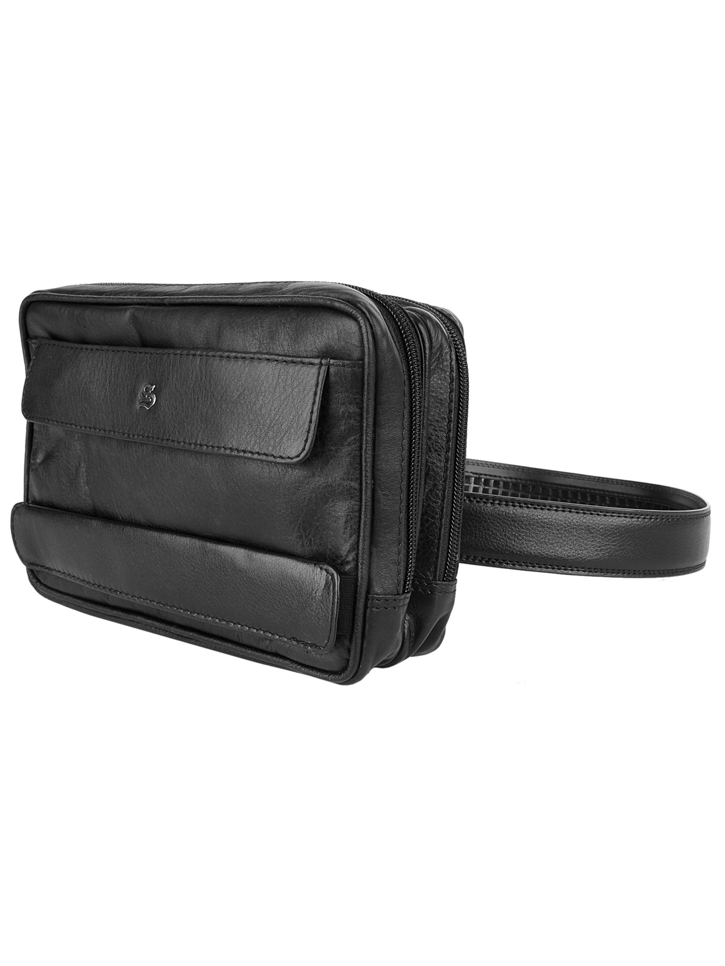 Poche ventrale Szuna en noir