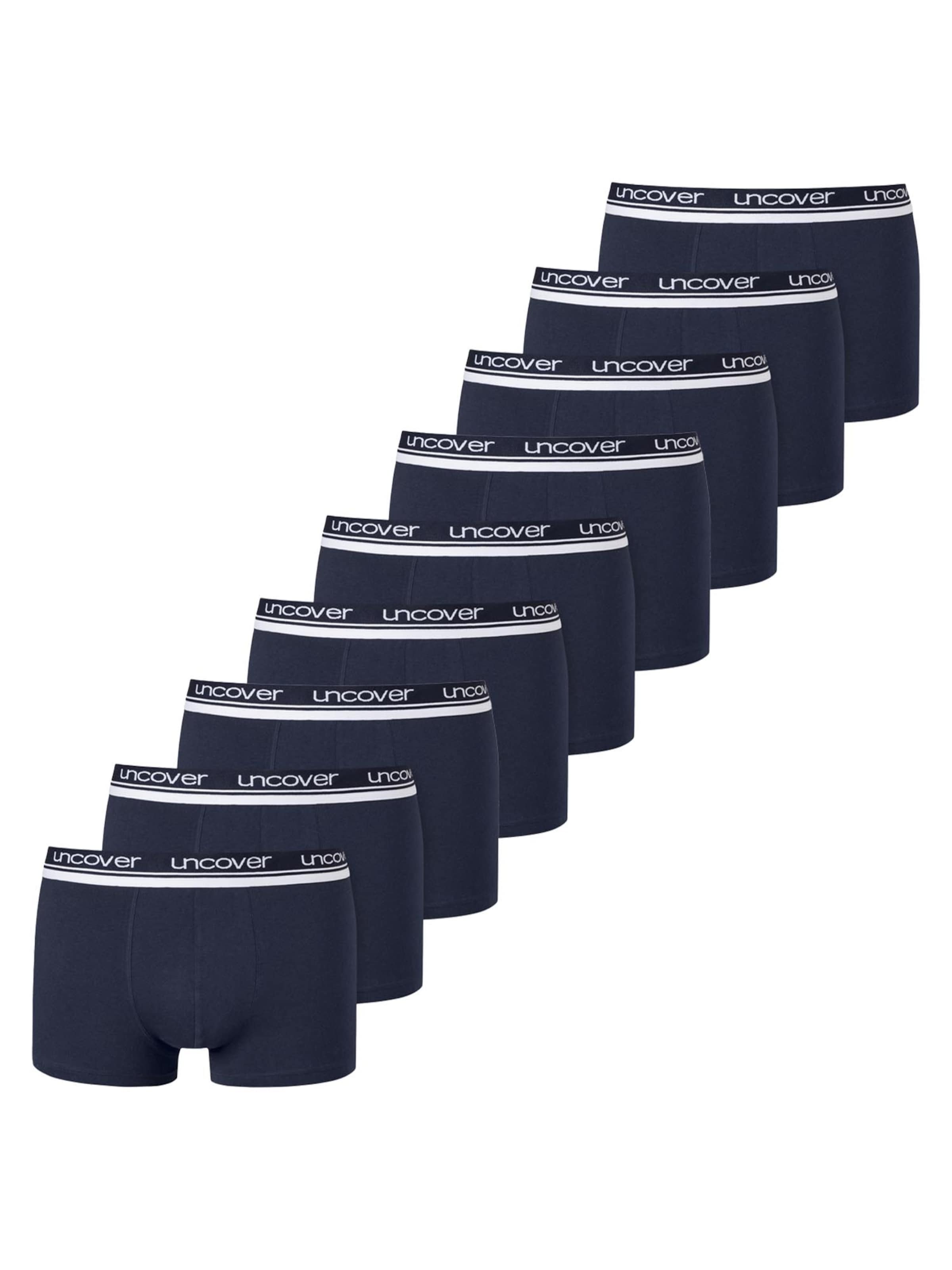 uncover by SCHIESSER Boxer shorts 'Basic' in Blue: front