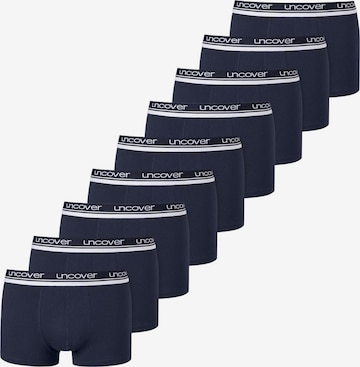 uncover by SCHIESSER Boxer shorts 'Basic' in Blue: front