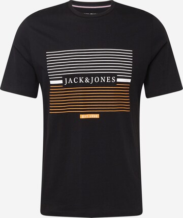 JACK & JONES Koszulka 'CYRUS' w kolorze czarny: przód