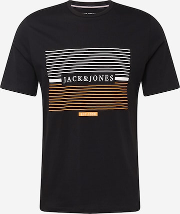 T-Shirt 'CYRUS' JACK & JONES en noir : devant
