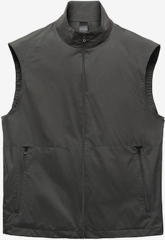 MANGO MAN Vest 'Roest' in Green: front