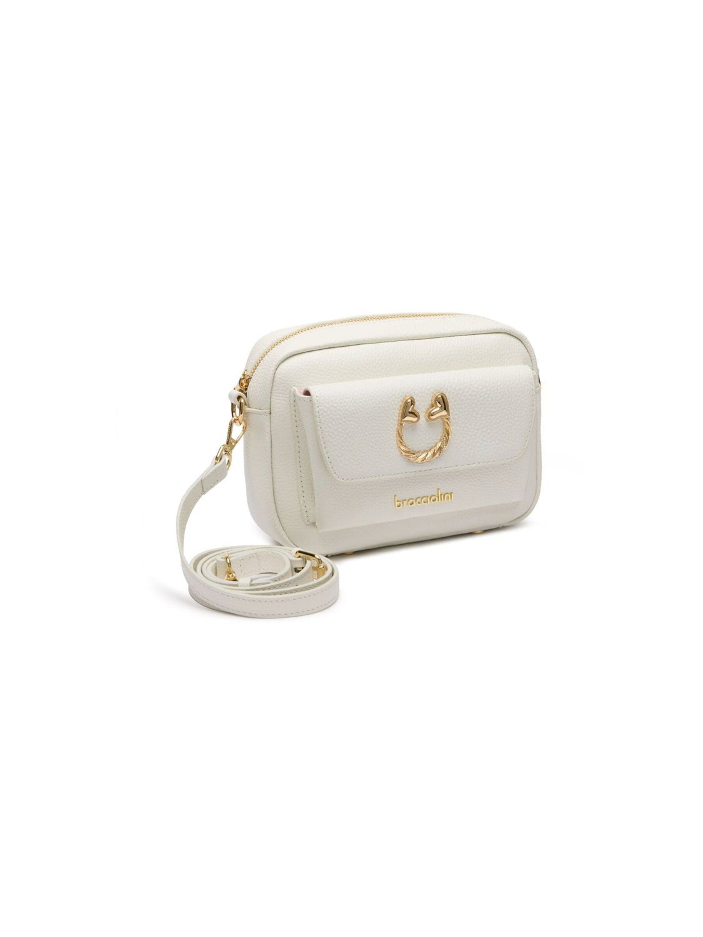Borsa a tracolla 'Dolly' di Braccialini in bianco