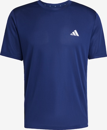 ADIDAS PERFORMANCE Shirt 'Essentials' in Blue: front
