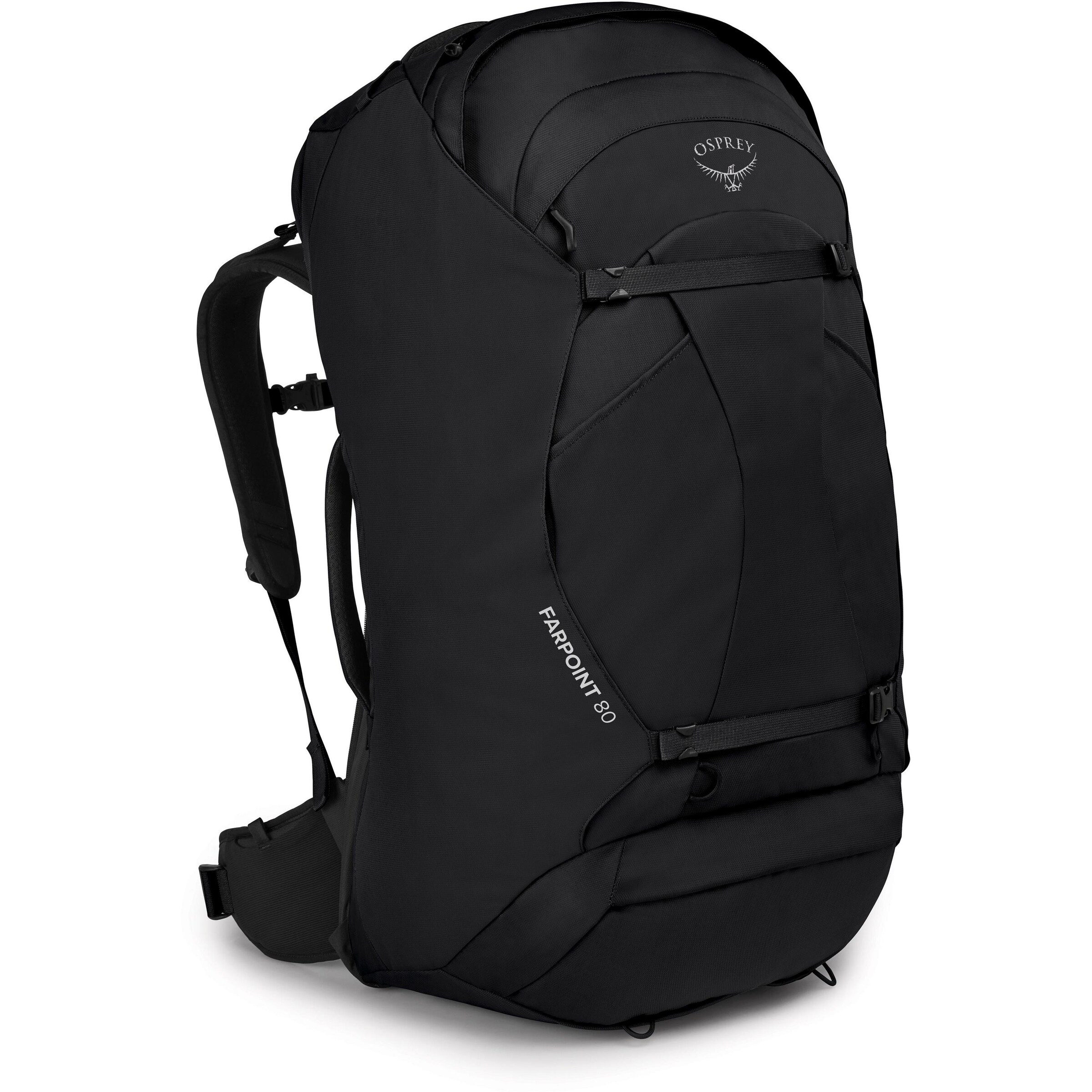 Osprey Rucksack 'Farpoint 80' in Schwarz