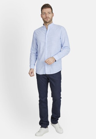 Coupe regular Chemise Steffen Klein en bleu