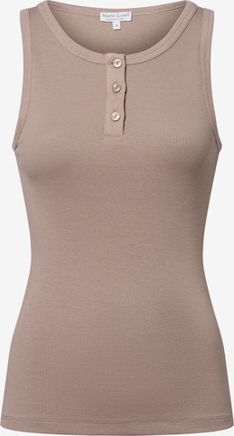 Marie Lund Top in Braun: Vorderseite