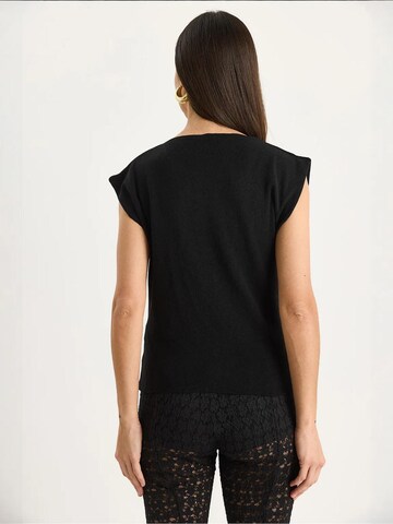 Bianco Lucci Sticktop in Schwarz