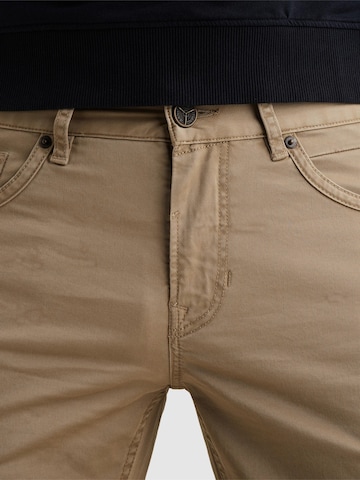 PME Legend Normalny krój Jeansy 'Navigator slim fit pants' w kolorze beżowy