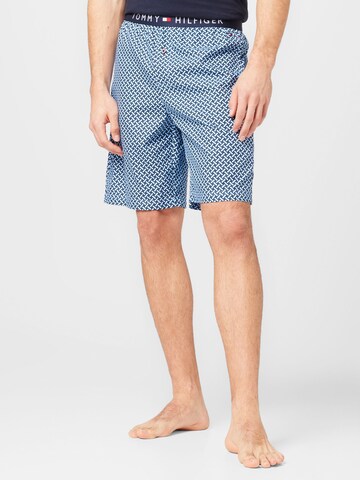 Tommy Hilfiger Underwear Kratka pižama | modra barva