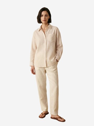 My fashion - Blusa em bege: frente
