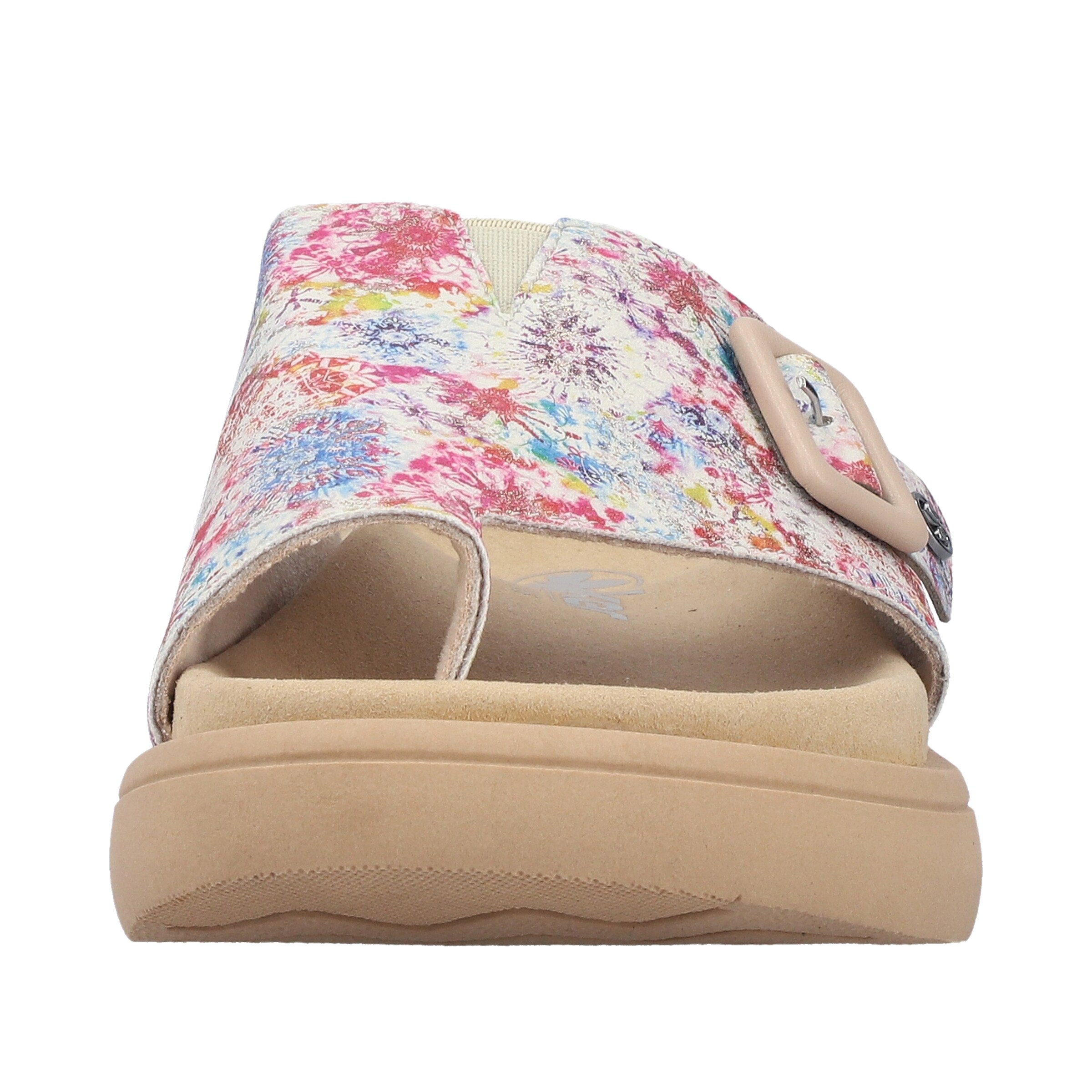 Rieker T-Bar Sandals in Mixed colors