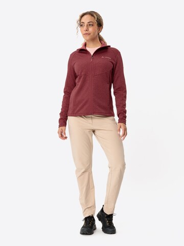 VAUDE Funktionsfleecejacke 'Skomer' (GRS) in Rot