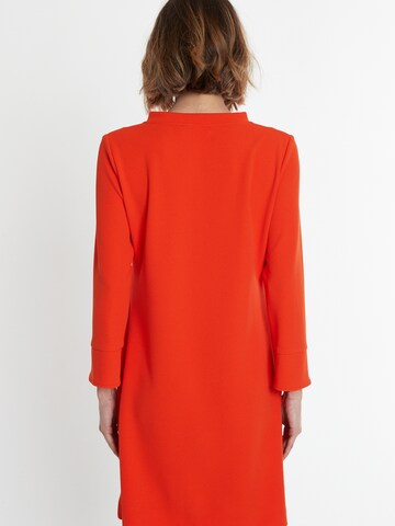 Ana Alcazar Dress ' Sidemy ' in Orange
