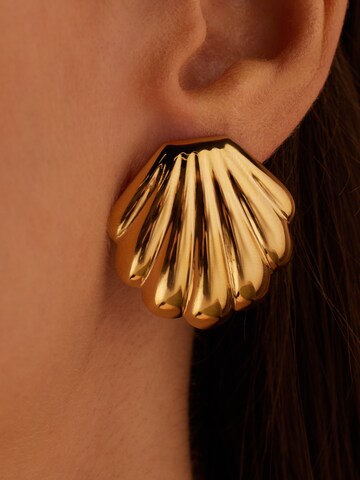 Lucardi Earrings in Gold