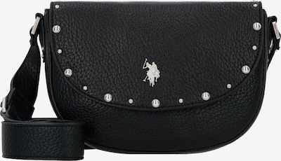 U.S. POLO ASSN. Schultertasche in schwarz / perlweiß, Produktansicht