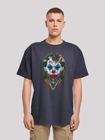 F4NT4STIC T-Shirt 'Cyberpunk Joker CYBERPUNK STYLES' in Blau: predná strana