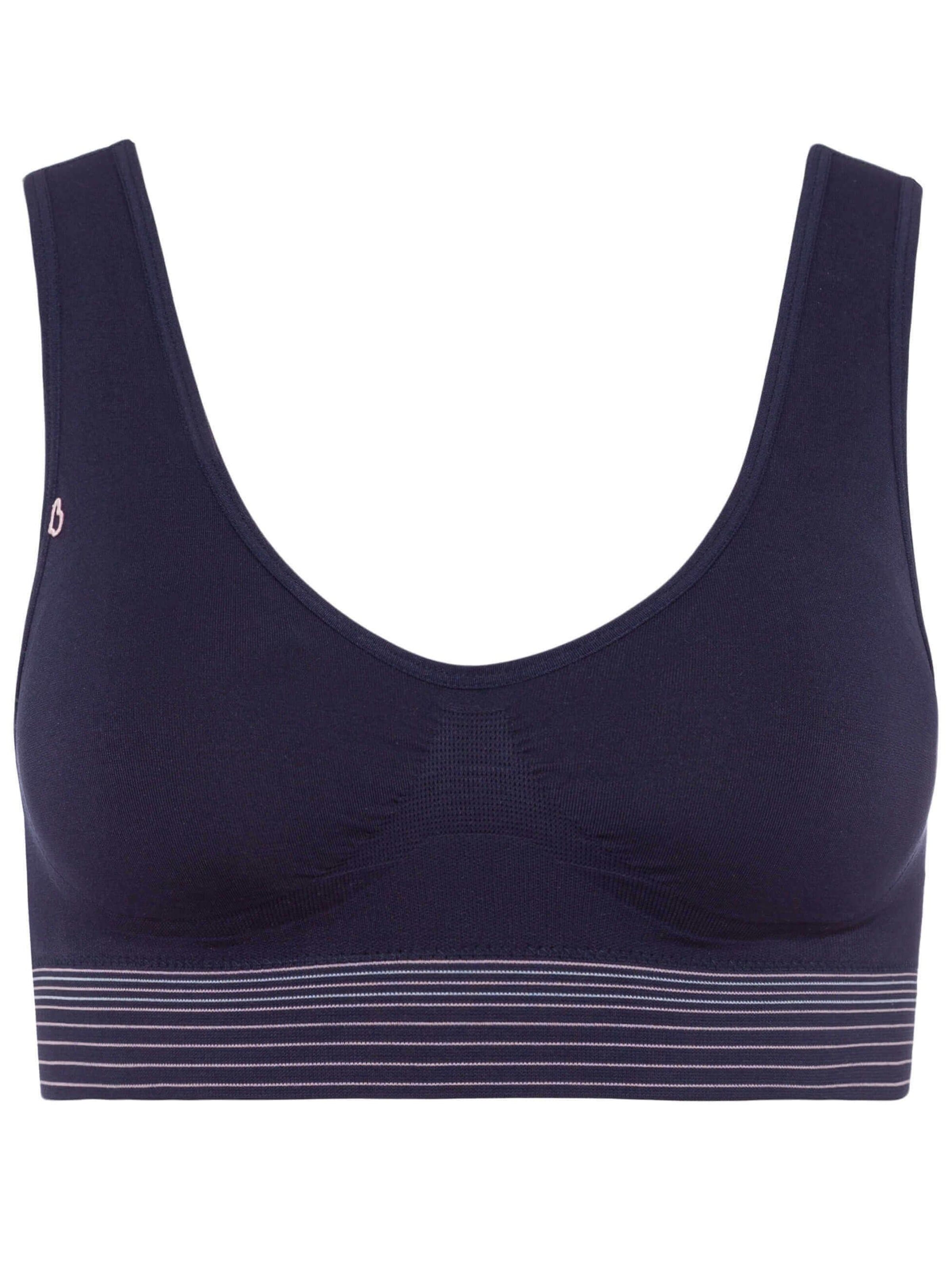 BeeDees Top 'Bustier Comfee Crop Top mit herausnehmbaren Cups' in Blue: front