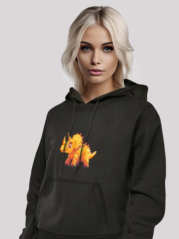 Sweat-shirt 'Süßer Triceratops Dinosaurier' F4NT4STIC en noir