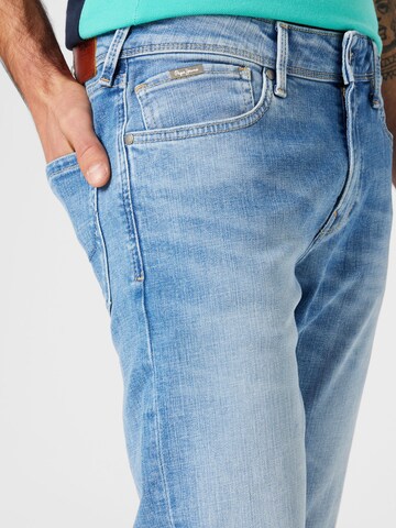 Pepe Jeans Skinny Džínsy 'FINSBURY' - Modrá