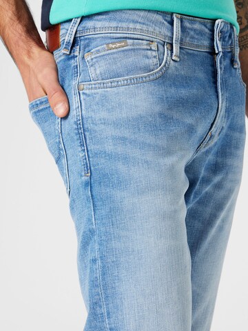 Skinny Jean 'FINSBURY' Pepe Jeans en bleu