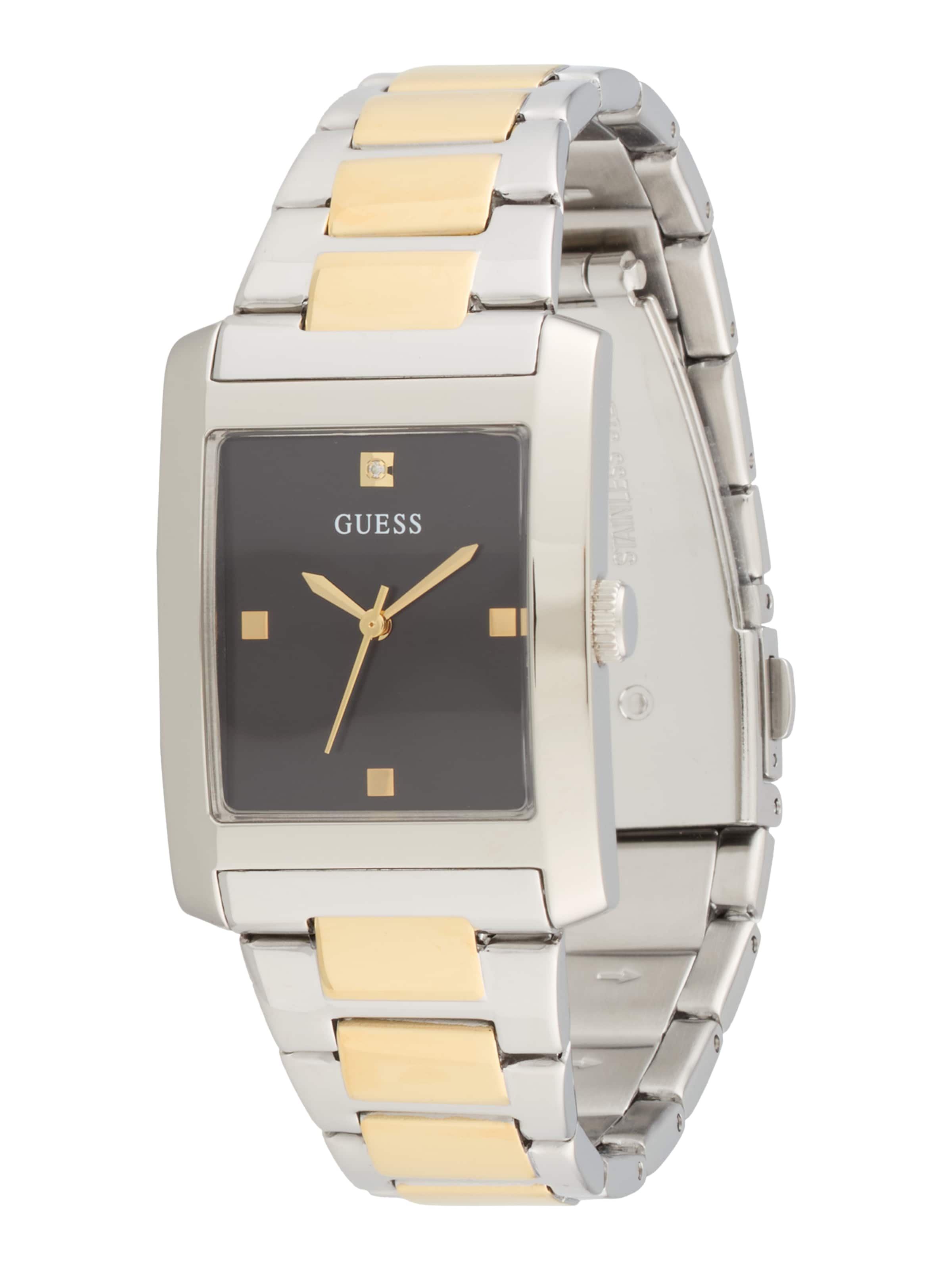 GUESS Analogt ur 'BONNIE' i sølv: forside