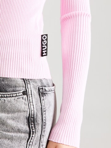 HUGO Sweater 'Soteller' in Pink
