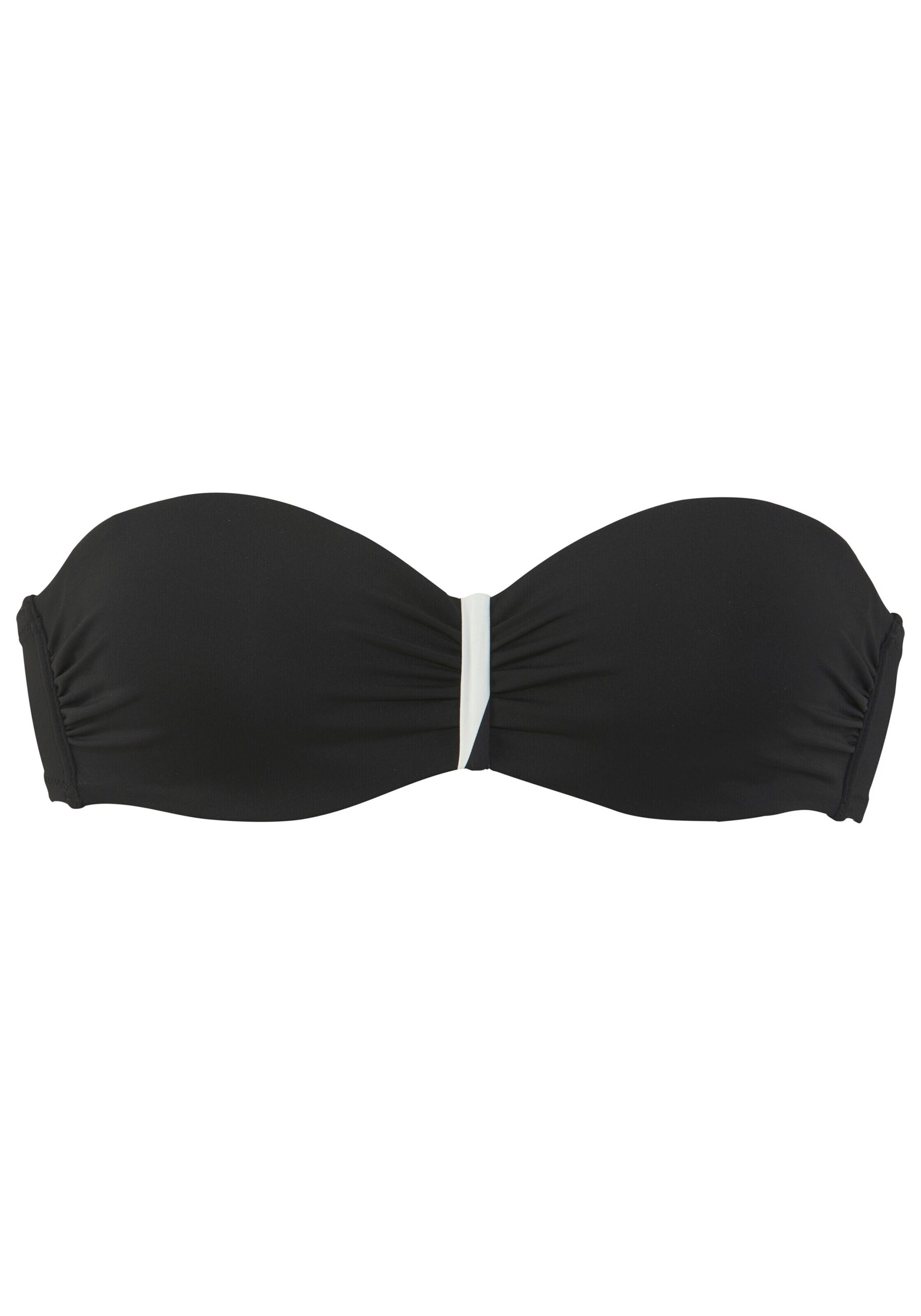 FRENCH CONNECTION Bandeau Bikini in Schwarz