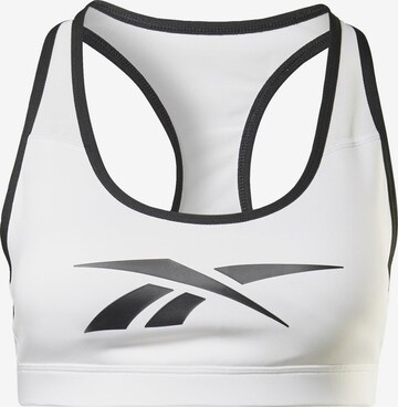 Reebok Bustier Sport-BH in Weiß