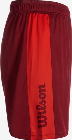 WILSON Loosefit Sporthose in Rot
