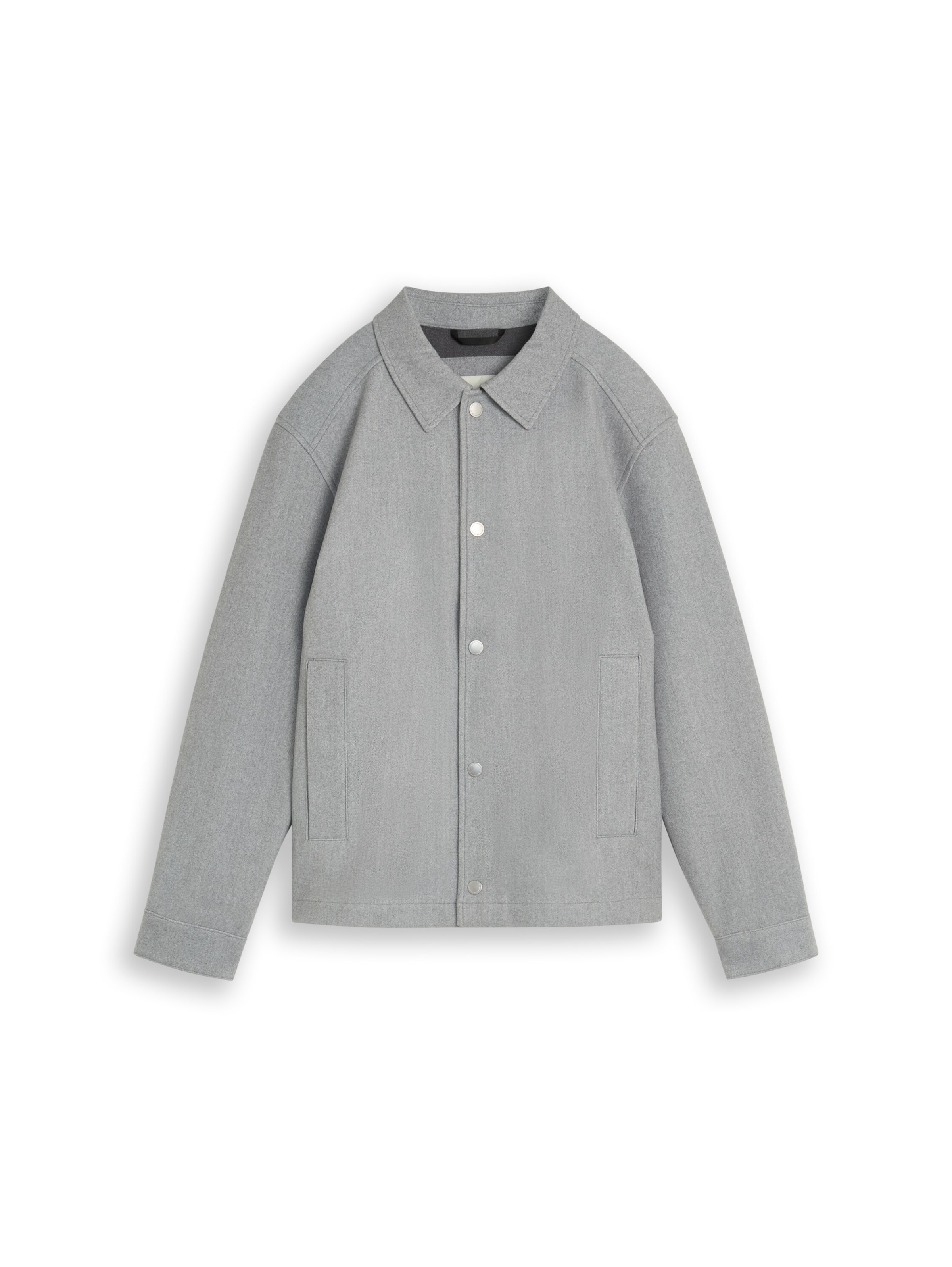 TOM TAILOR DENIM Tussenjas in Grijs: voorkant