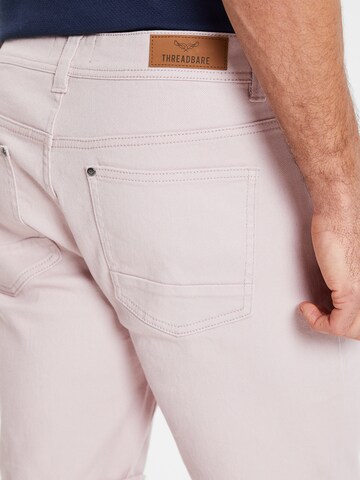 Regular Pantalon 'Sanky' Threadbare en beige