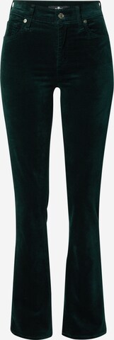 Bootcut Pantalon 7 for all mankind en vert : devant