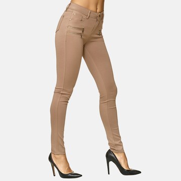 Skinny Jean Elara en beige