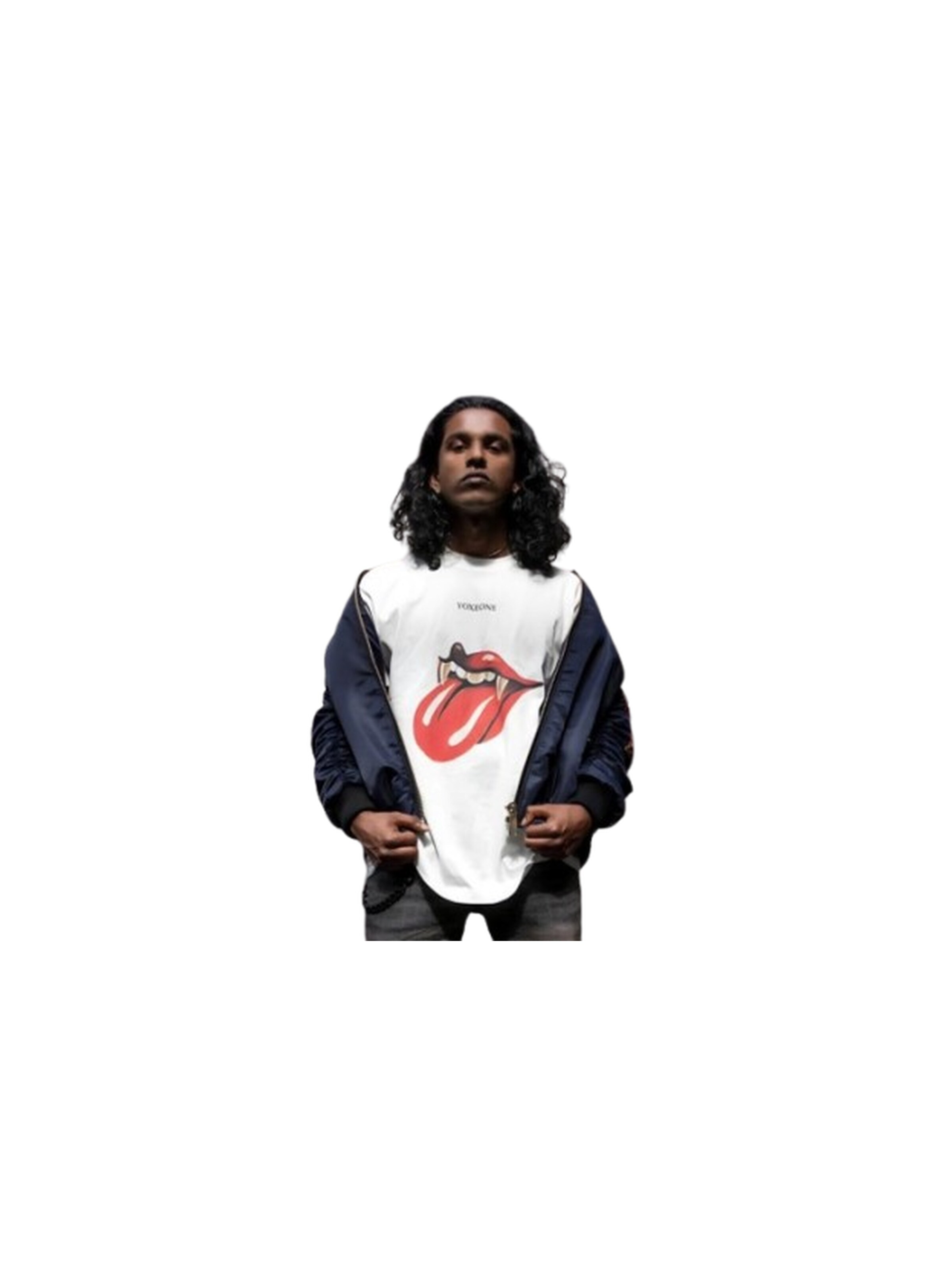 Yoxeone Shirt 'ROLLING' in White