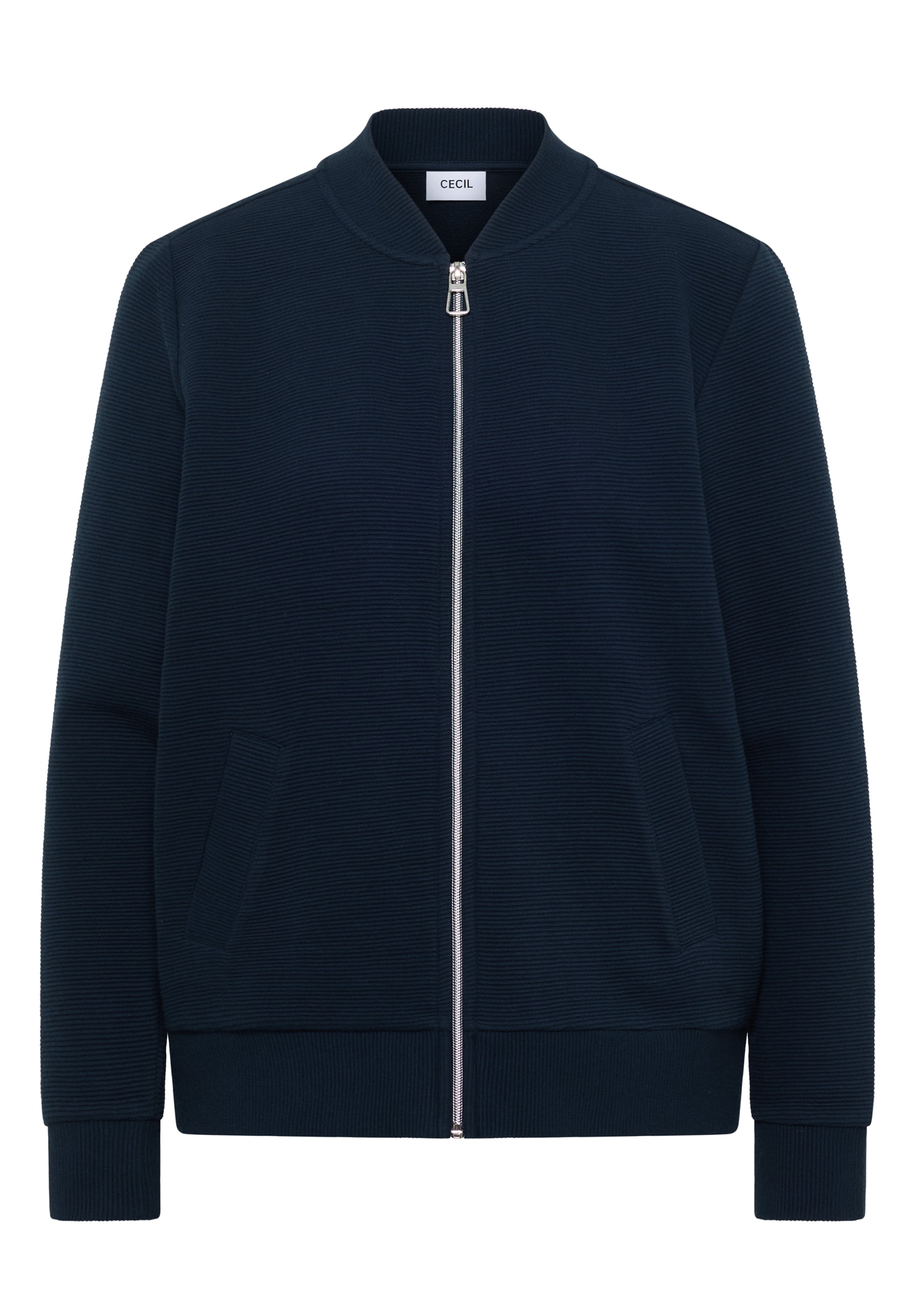 CECIL Strickjacke 'Ottoman' in Blau: Vorderseite