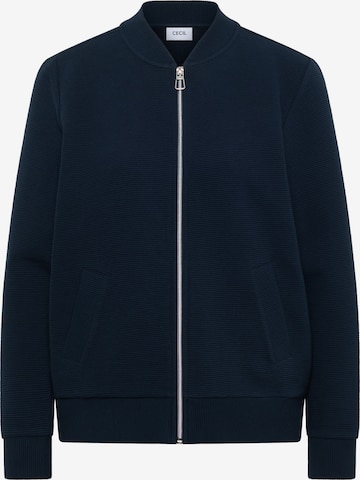 CECIL Strickjacke 'Ottoman' in Blau: Vorderseite