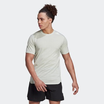 ADIDAS SPORTSWEAR Performance Shirt 'Designed for Training' in Green: front
