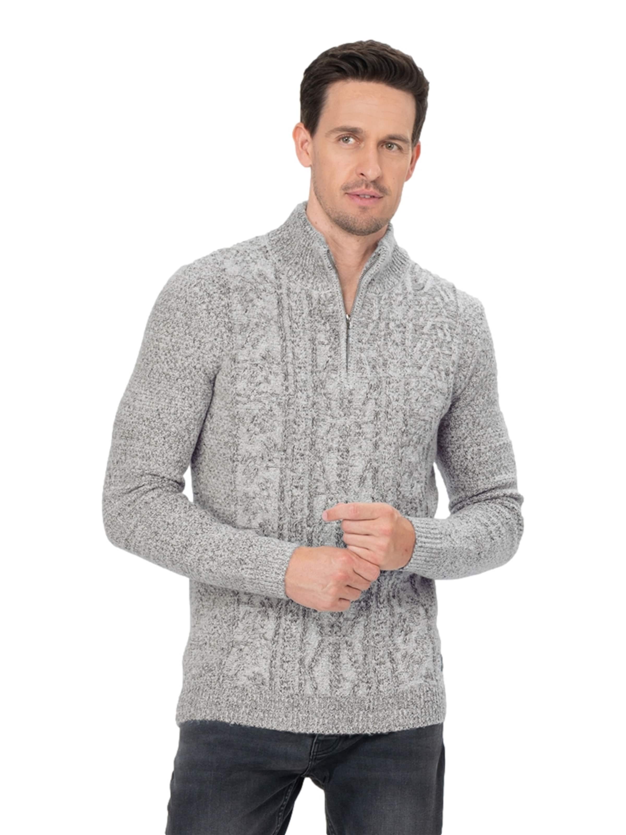 Key Largo Trui 'Dignity' in Grijs: voorkant