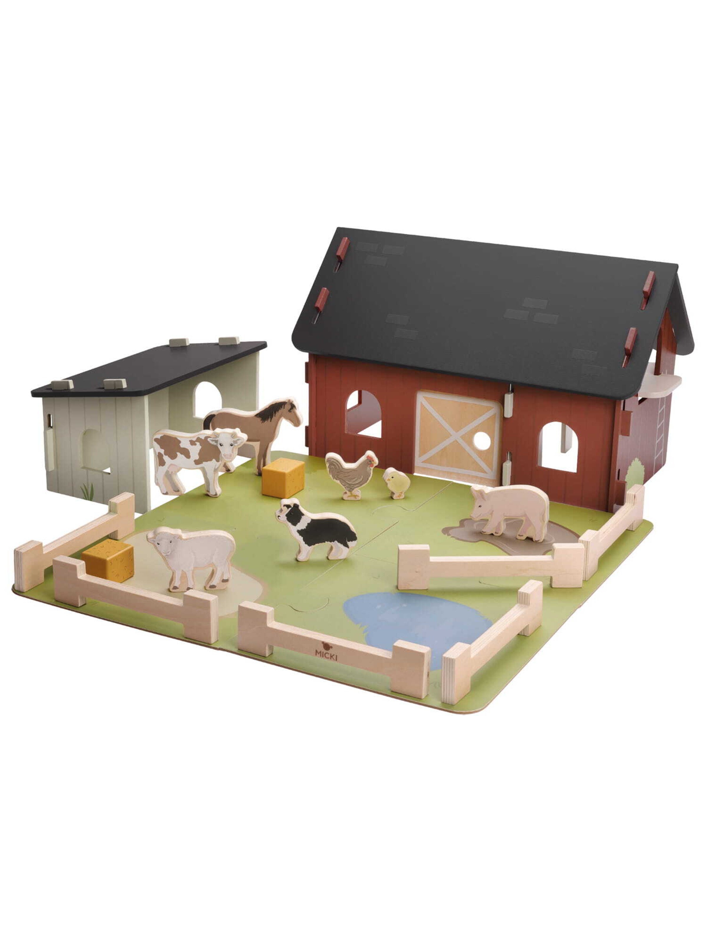 Micki Puppenhaus in Mischfarben: Vorderseite