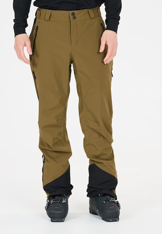 Whistler Regular Sportbroek 'Oxtrail' in Groen: voorkant