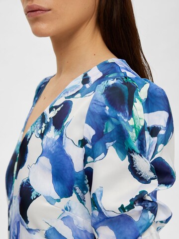 SELECTED Dress 'Rachelle' in Blue